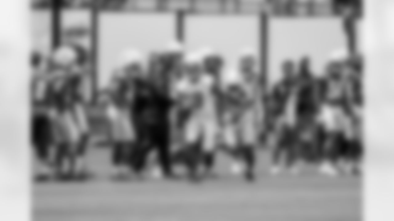 Los Angeles Chargers players participate in Phase 3 of the offseason program on Thursday, June 5, 2025 at The Bolt in El Segundo, CA.