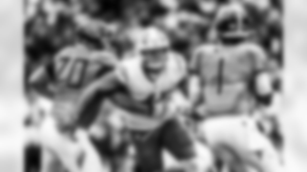 Take a look back at the Chargers Week 9 matchup with the Titans in monochrome.