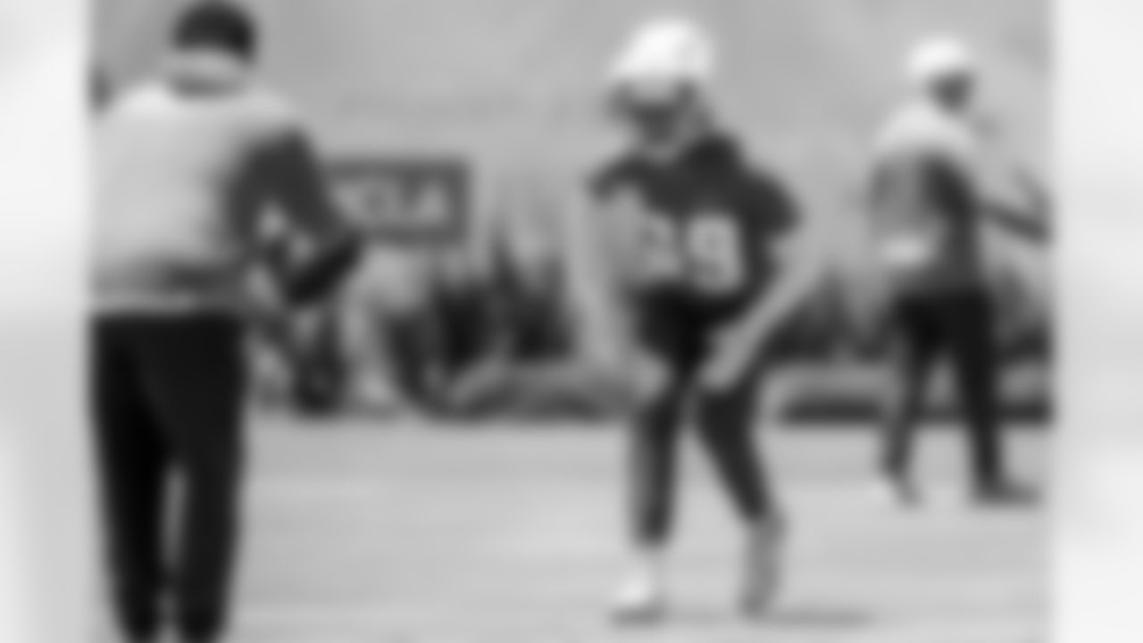 Los Angeles Chargers players participate in Phase 3 of the offseason program on Monday, June 16, 2025 at The Bolt in El Segundo, CA.