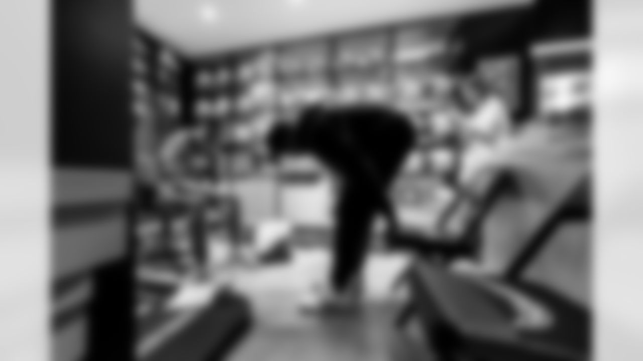 The Los Angeles Chargers rookie class is fitted for equipment on Thursday, May 8, 2025 at The Bolt in El Segundo, CA.