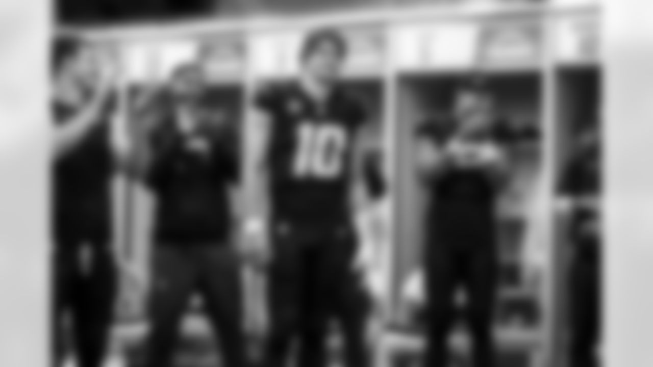 WR Ladd McConkey (15), QB DJ Uiagalelei (7), QB Justin Herbert (10) and QB Trey Lance (5)