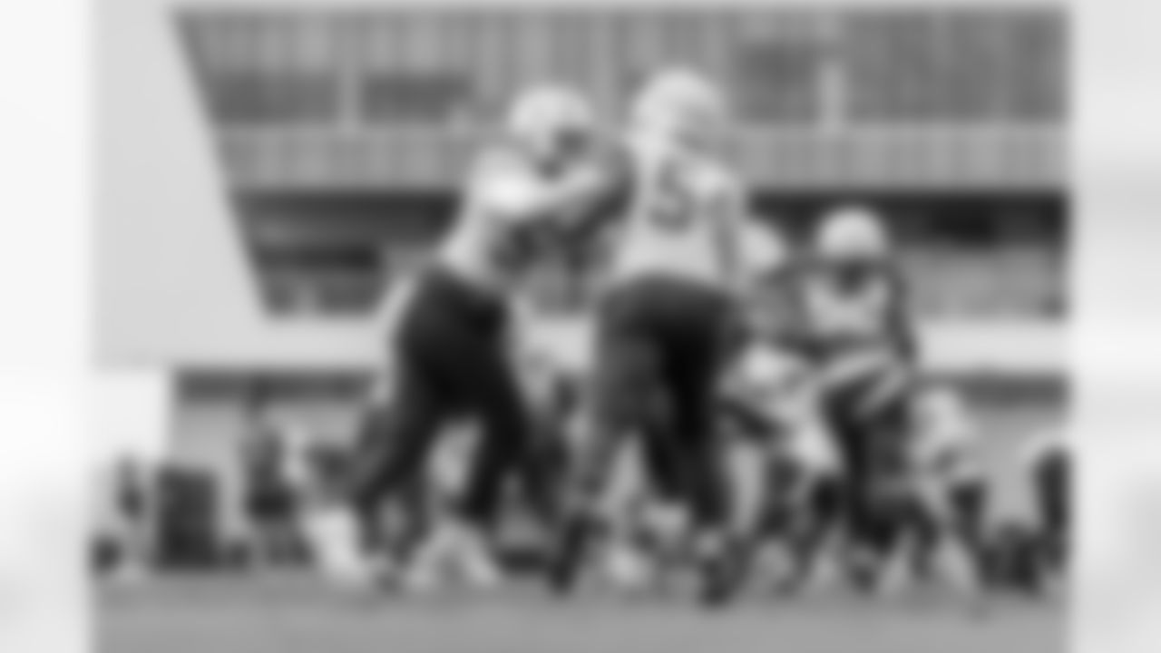 The Los Angeles Chargers practice on Thursday, September 18, 2025 at The Bolt in El Segundo, CA.