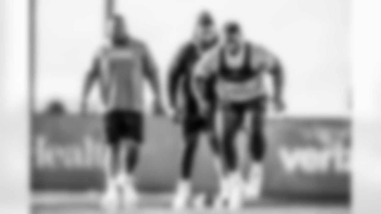 Los Angeles Chargers players participate in Phase 1 of the offseason program on Monday, April 28, 2025 at The Bolt in El Segundo, CA.