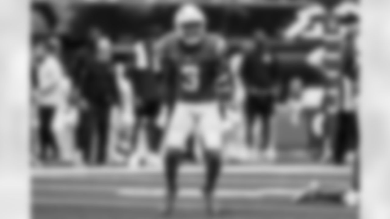 Chargers S Derwin James, Jr. (#3) in action during their Pro Bowl season.