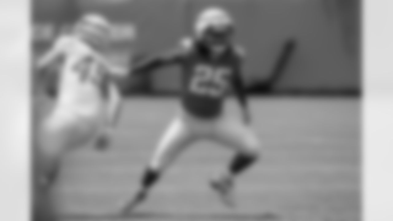 The Los Angeles Chargers hold Rookie Mini-Camp on Saturday, May 11, 2024 at Hoag Performance Center in Costa Mesa, CA.