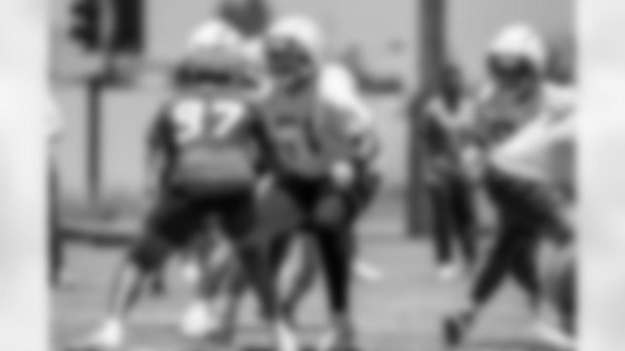 Los Angeles Chargers players participate in Phase 3 of the offseason program on Monday, June 16, 2025 at The Bolt in El Segundo, CA.