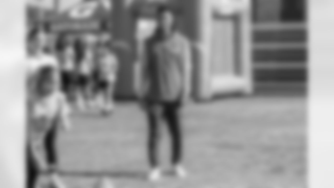 The Los Angeles Chargers host a girls flag football camp on Tuesday, December 02, 2025 at St. Joseph High School in Lakewood, CA.