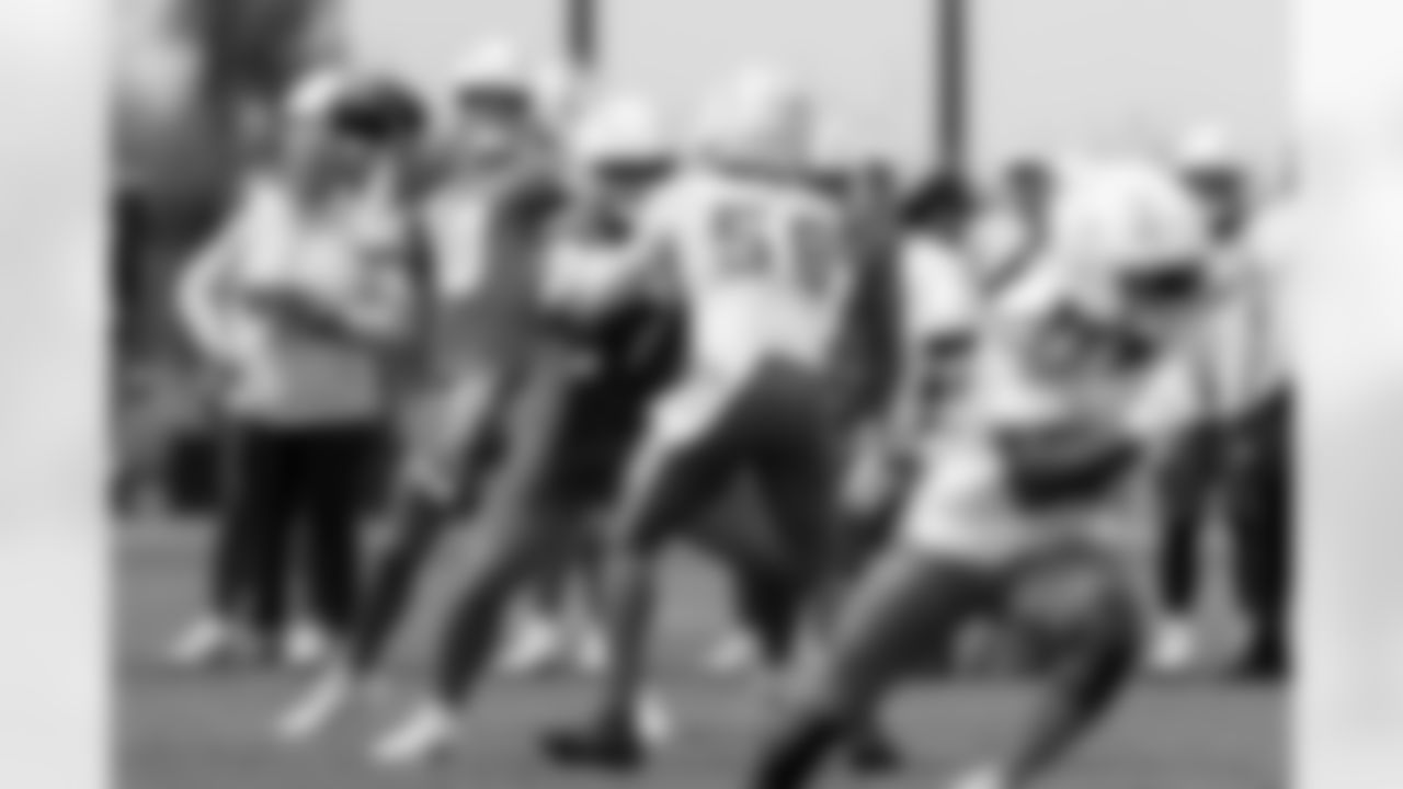 The Los Angeles Chargers practice on Thursday, August 28, 2025 at The Bolt in El Segundo, CA.