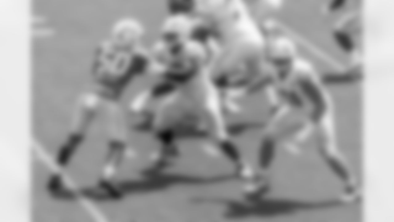 The Los Angeles Chargers practice at Training Camp on Monday, July 28, 2025 at The Bolt in El Segundo, CA.