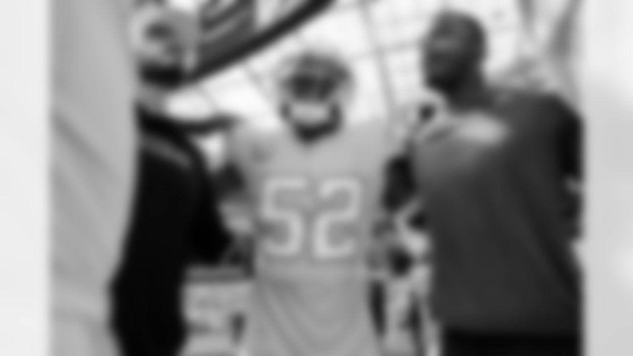 OLB Khalil Mack (52) and OLB Kyle Kennard (54)