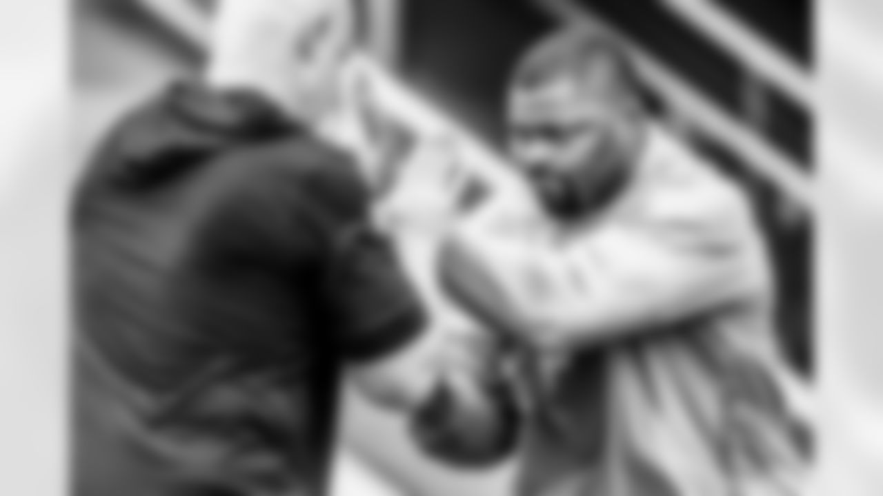 Los Angeles Chargers players participate in Phase 1 of the offseason program on Tuesday, April 22, 2025 at The Bolt in El Segundo, CA.