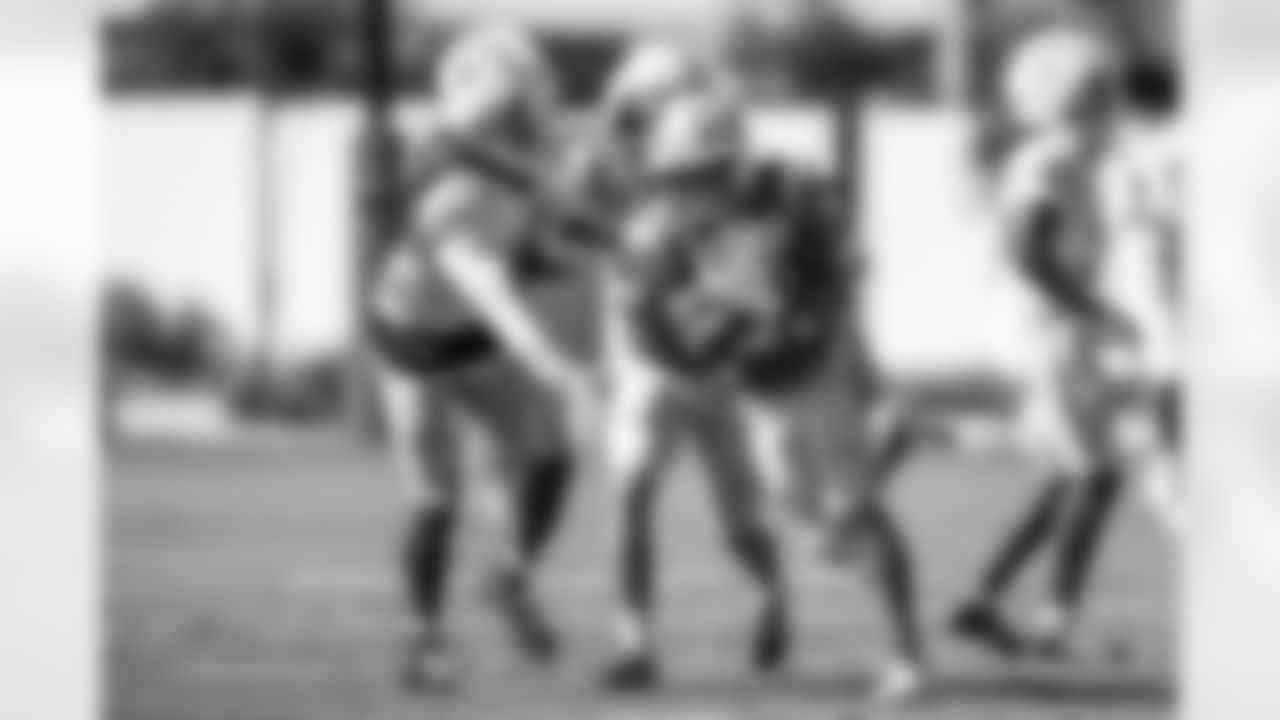 The Los Angeles Chargers practice on Wednesday, October 15, 2025 at The Bolt in El Segundo, CA.