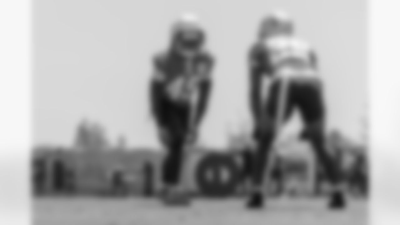 The Los Angeles Chargers practice at Training Camp on Tuesday, August 19, 2025 at The Bolt in El Segundo, CA.
