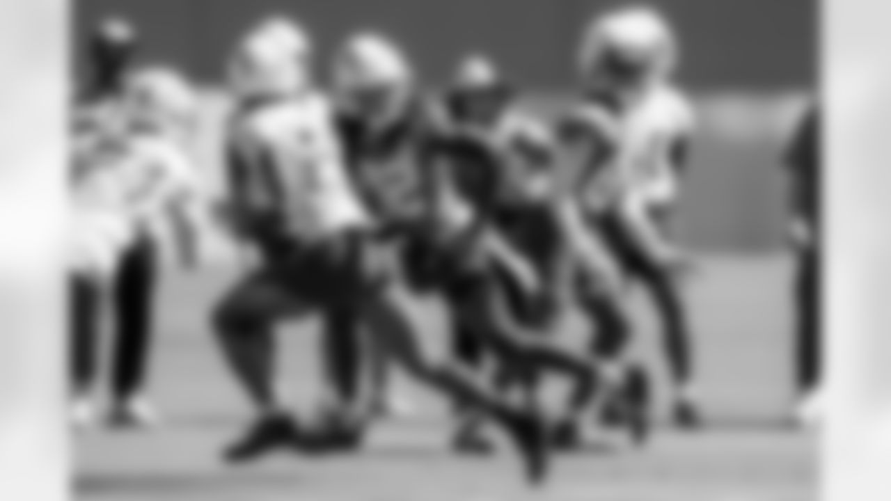 The Los Angeles Chargers practice on Friday, October 3, 2025 at The Bolt in El Segundo, CA.