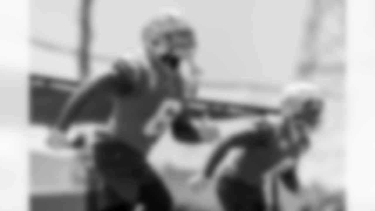 The Los Angeles Chargers practice at Training Camp on Tuesday, August 19, 2025 at The Bolt in El Segundo, CA.