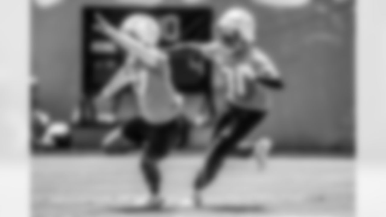 Los Angeles Chargers players participate in Phase 3 of the offseason program on Monday, June 16, 2025 at The Bolt in El Segundo, CA.