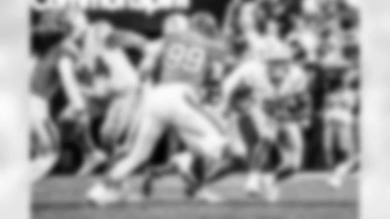 Take a look back at the Chargers Week 18 matchup with the Broncos in monochrome.