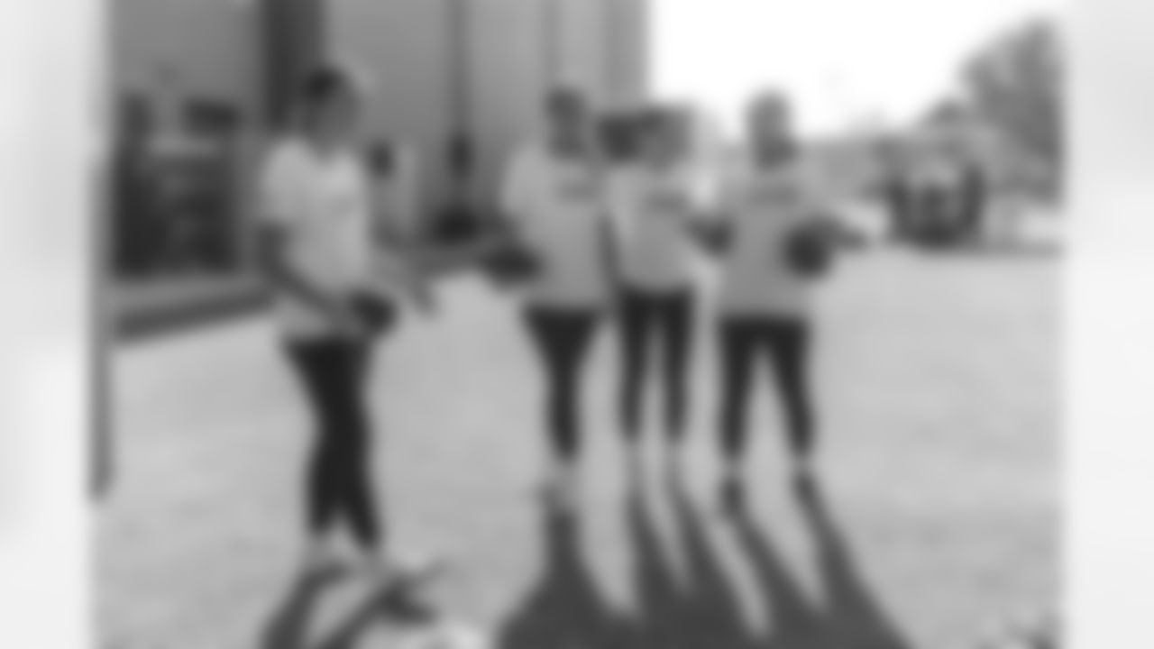 The Los Angeles Chargers host a girls flag football camp on Tuesday, December 02, 2025 at St. Joseph High School in Lakewood, CA.