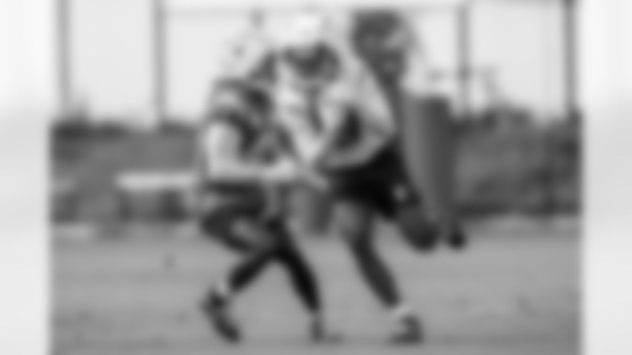 The Los Angeles Chargers practice on Thursday, September 25, 2025 at The Bolt in El Segundo, CA.