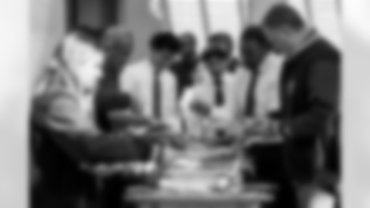 The Los Angeles Chargers participate in the 49th CIF-SS-Ford Championship Luncheon on Tuesday, November 25, 2025 at The Grand in Long Beach, CA.