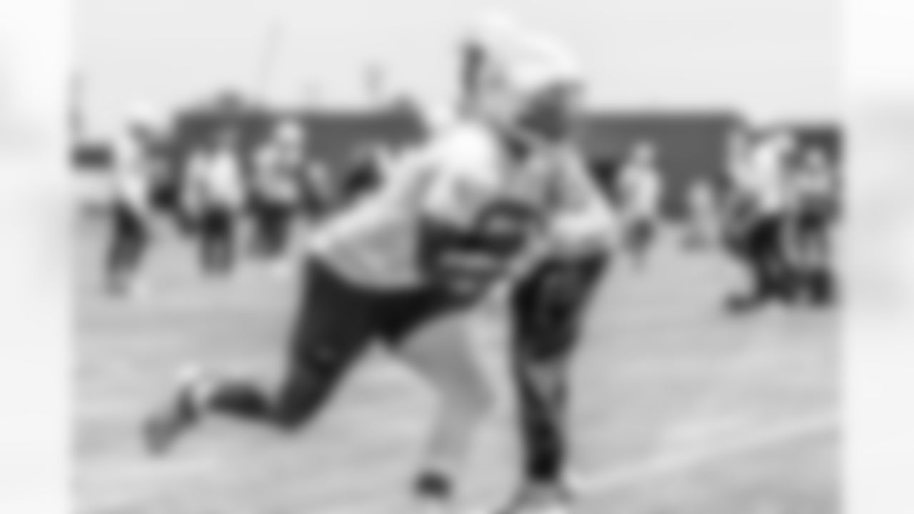 Los Angeles Chargers players participate in Phase 3 of the offseason program on Monday, June 16, 2025 at The Bolt in El Segundo, CA.