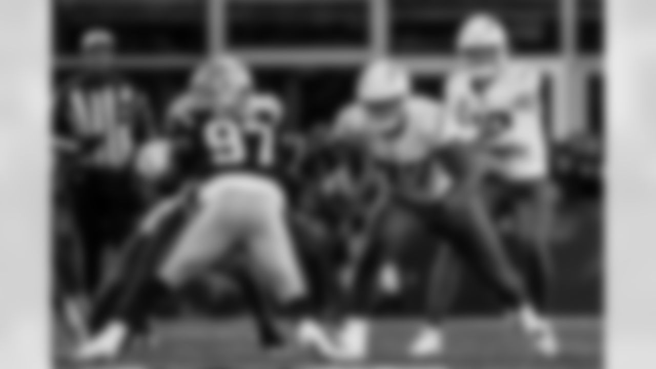 Take a look at the best photos of Chargers 2026 free agent Zion Johnson