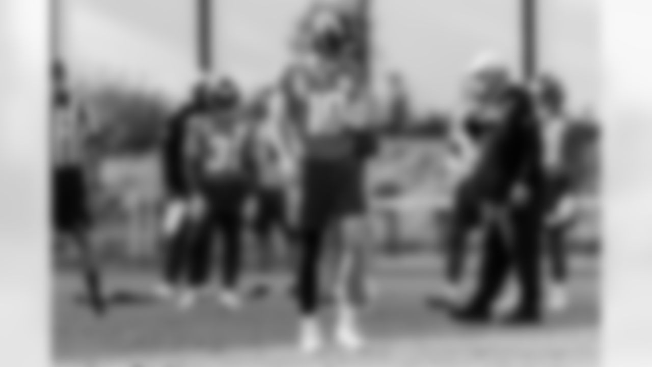 The Los Angeles Chargers practice on Tuesday, October 21, 2025 at The Bolt in El Segundo, CA.
