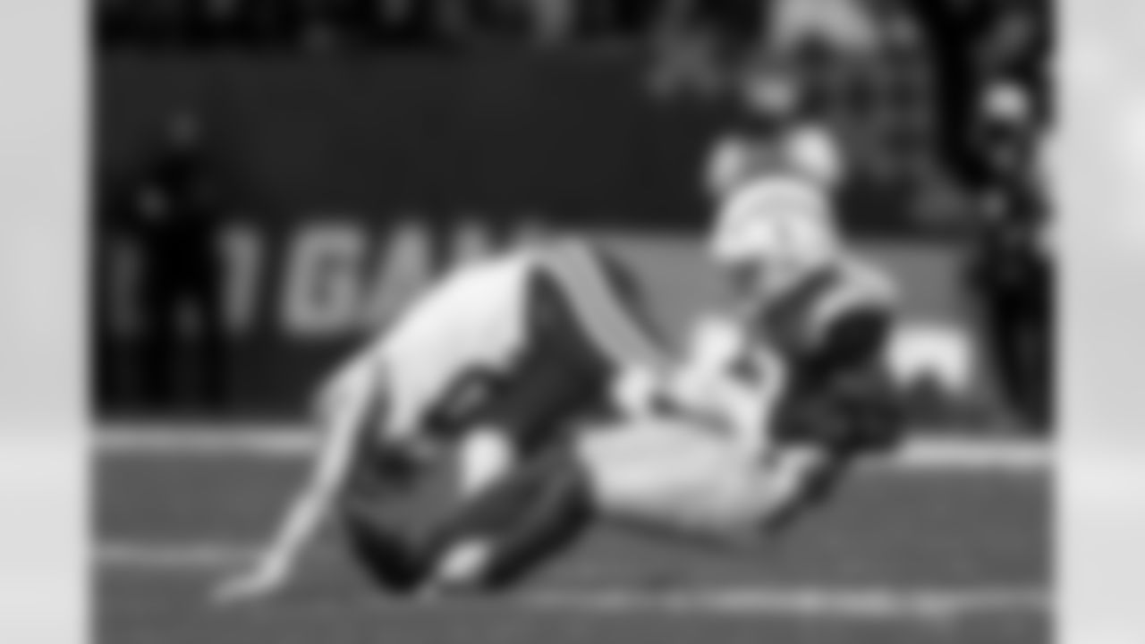 Chargers S Derwin James, Jr. (#3) in action during their Pro Bowl season.