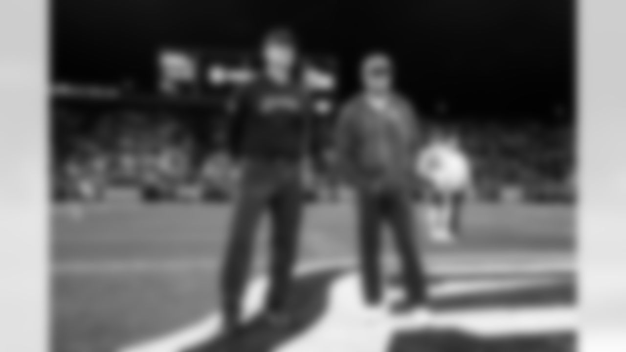 Head Coach Jim Harbaugh and Special Teams Coordinator Ryan Ficken