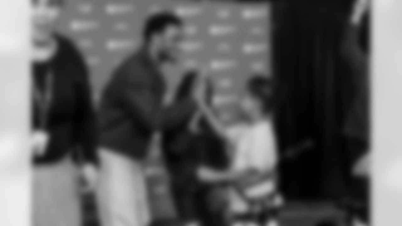 The Los Angeles Chargers host their annual Bikes for Kids event on Monday, December 15, 2025 at Washington Washington Elementary School in Pasadena, CA.