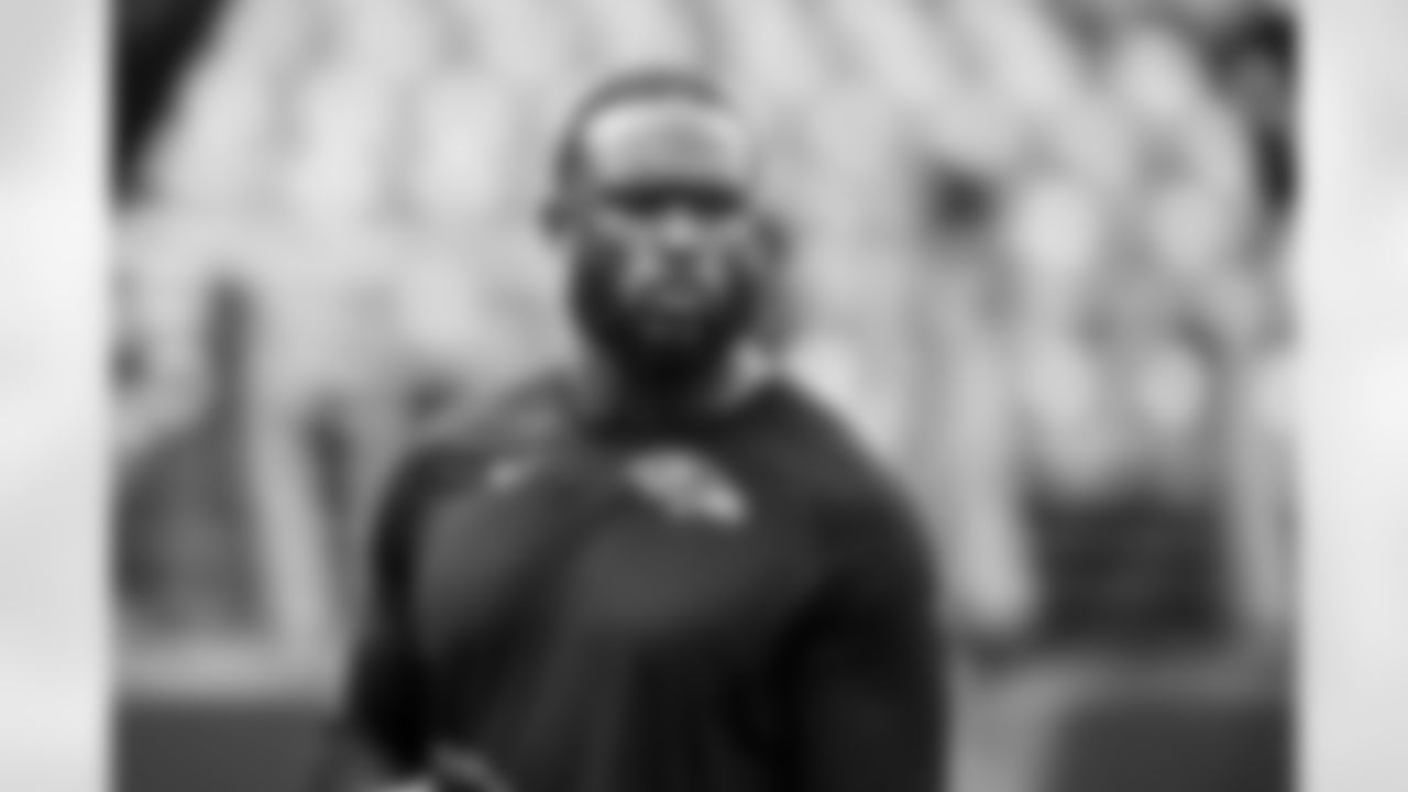 Baltimore Ravens defensive coordinator Zach Orr looks on during pre-game warm-ups before an NFL football game against the Philadelphia Eagles, Friday, Aug. 9, 2024, in Baltimore. (AP Photo/Terrance Williams)