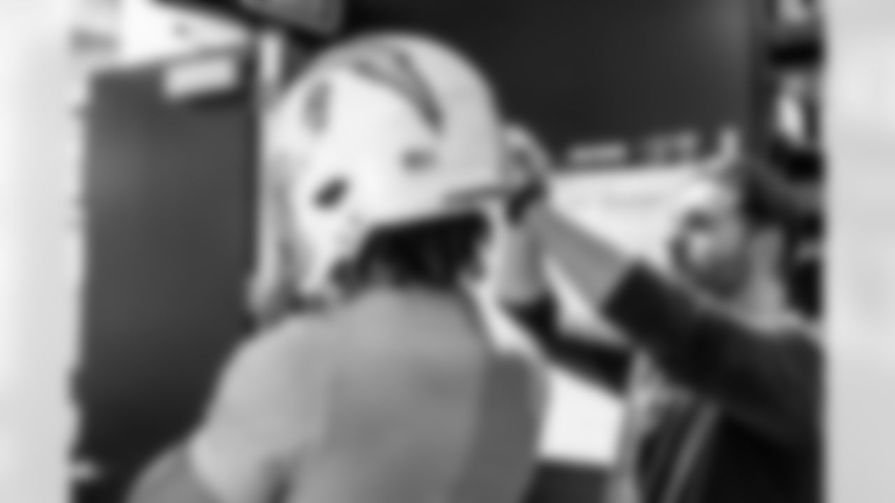 The Los Angeles Chargers rookie class is fitted for equipment on Thursday, May 8, 2025 at The Bolt in El Segundo, CA.
