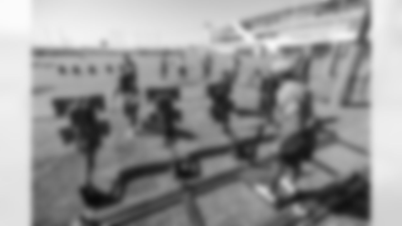 Los Angeles Chargers players participate in Phase 2 of the offseason program on Tuesday, May 20, 2025 at The Bolt in El Segundo, CA.