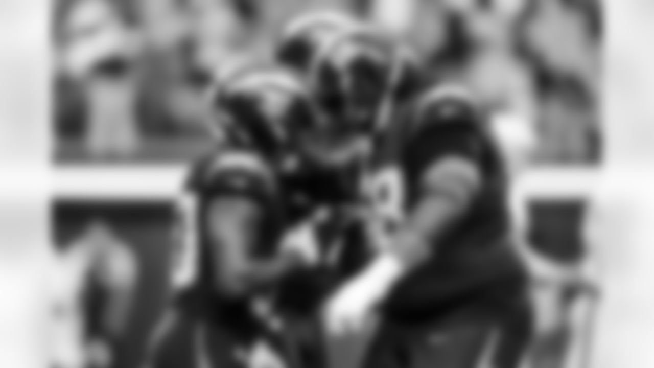 RB Kimani Vidal (30) and OL Jamaree Salyer (68)