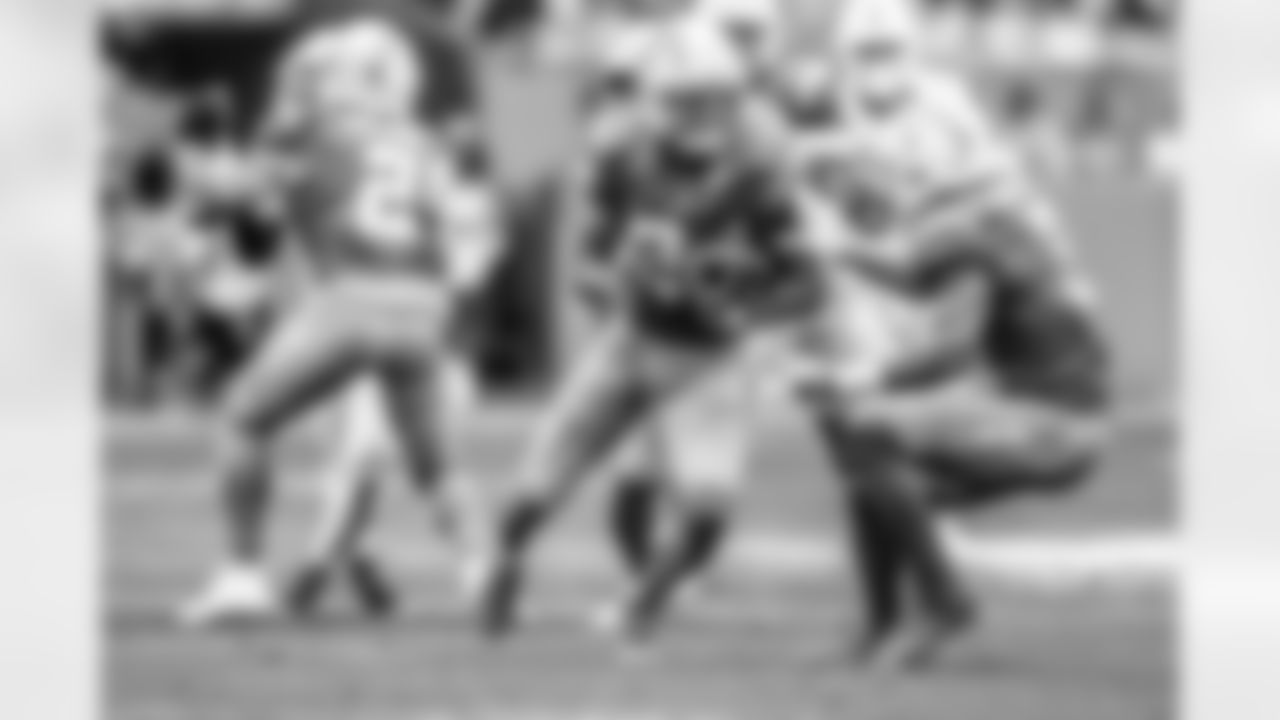 Take a look back at the Chargers Week 6 matchup with the Dolphins in monochrome!