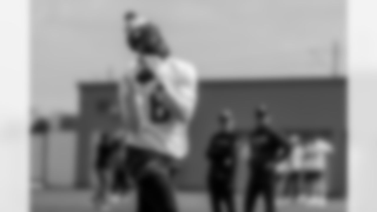 Los Angeles Chargers players participate in Phase 2 of the offseason program on Monday, May 12, 2025 at The Bolt in El Segundo, CA.