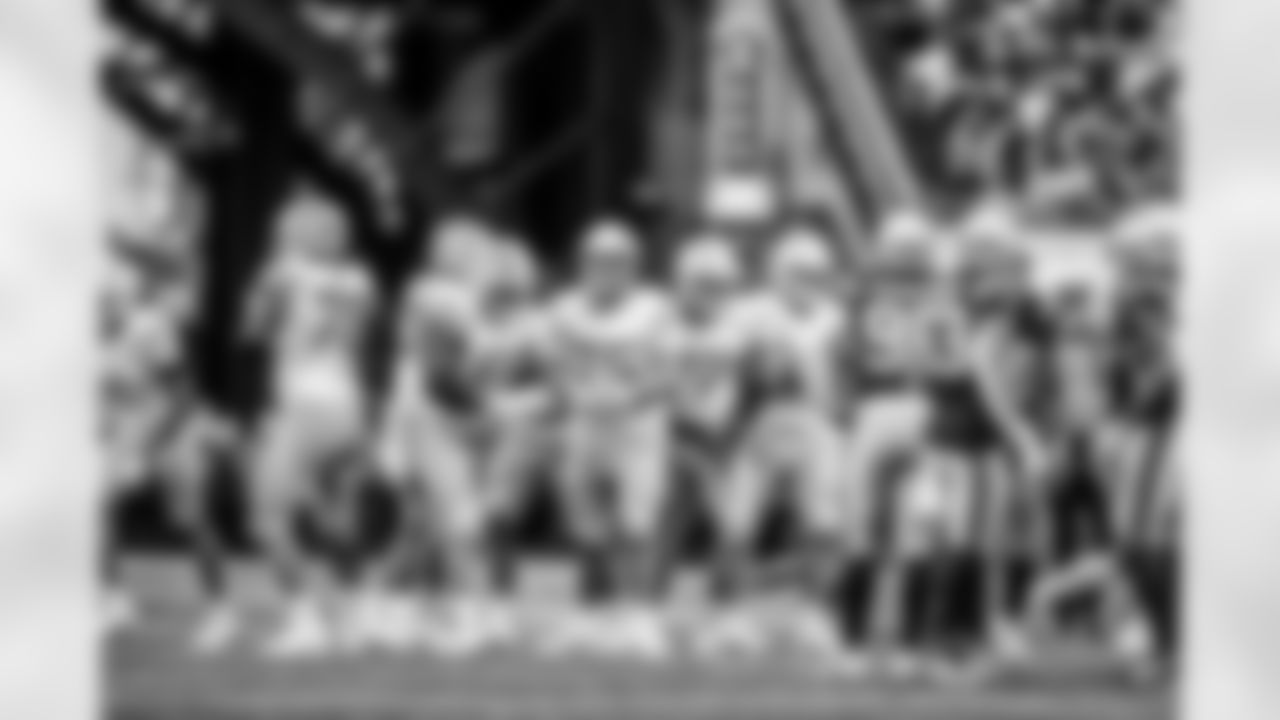 Take a look back at the Chargers Week 17 matchup with the Patriots in monochrome!