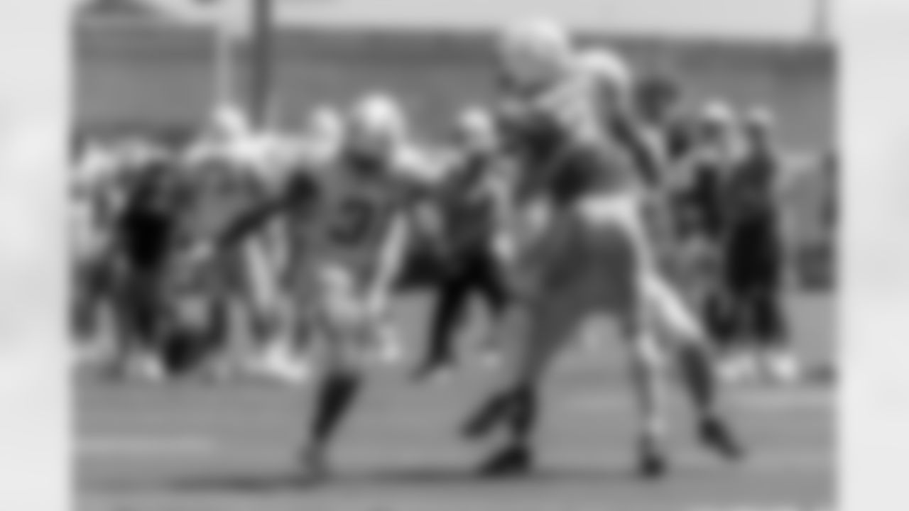 The Los Angeles Chargers practice at Training Camp on Monday, August 18, 2025 at The Bolt in El Segundo, CA.