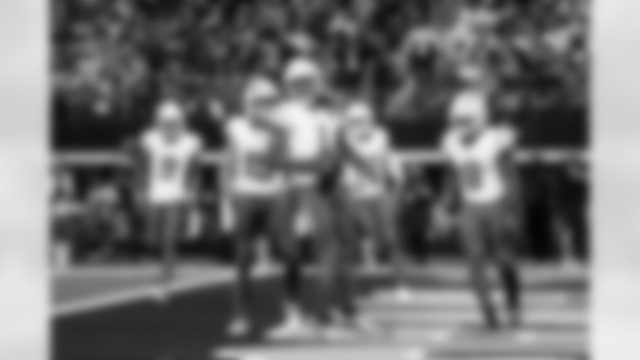 WR Ladd McConkey (15) and WR Quentin Johnston (1)