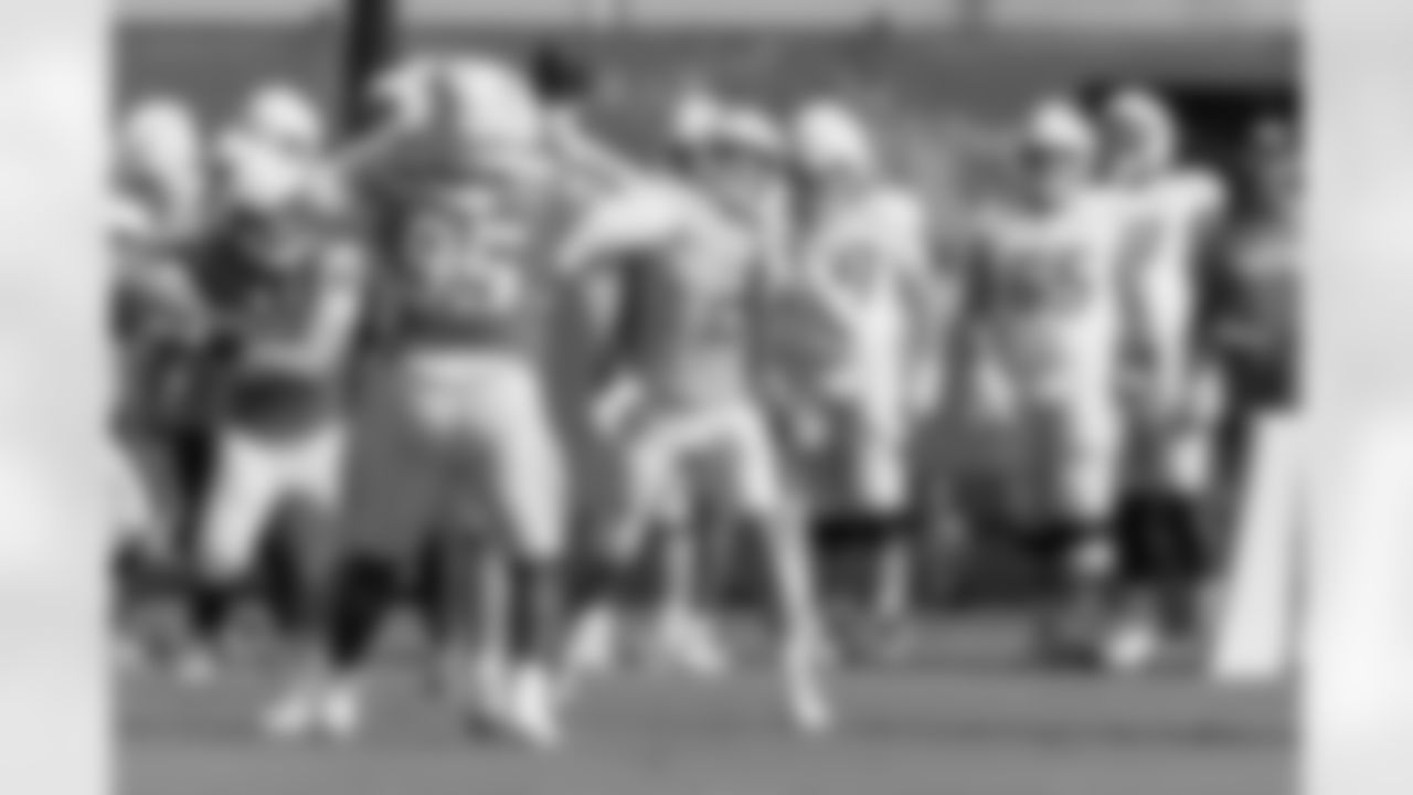 The Los Angeles Chargers practice at Training Camp on Thursday, August 1, 2024 at The Bolt in El Segundo, CA.