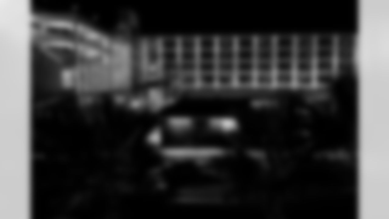 Intuit Dome is lit up for the Los Angeles Chargers on Wednesday, January 7, 2026 in Inglewood, CA.