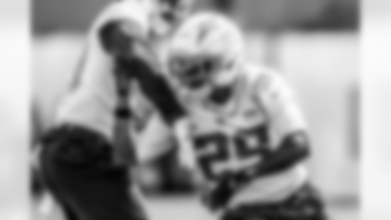 The Los Angeles Chargers practice on Friday, October 3, 2025 at The Bolt in El Segundo, CA.