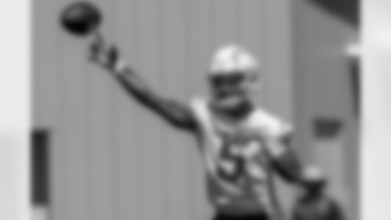 The Los Angeles Chargers practice at Training Camp on Tuesday, August 19, 2025 at The Bolt in El Segundo, CA.