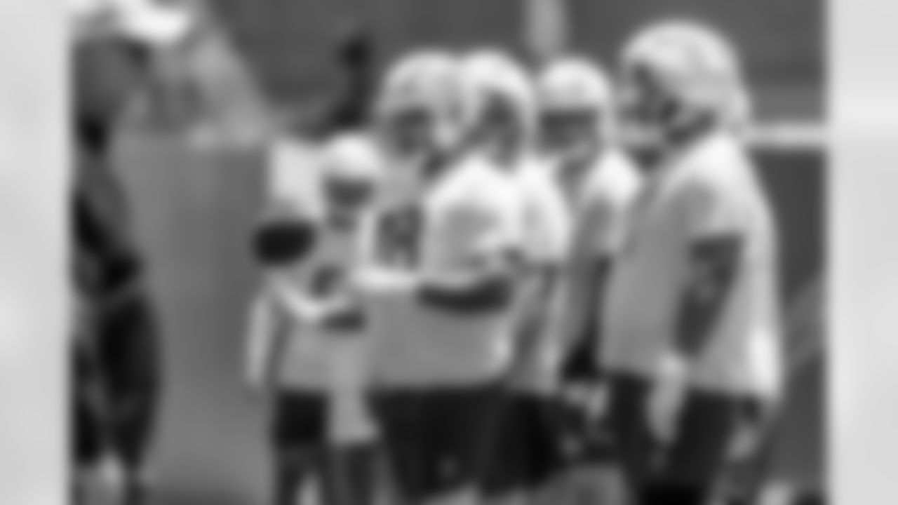 Los Angeles Chargers players participate in Phase 3 of the offseason program on Friday, May 30, 2025 at The Bolt in El Segundo, CA.