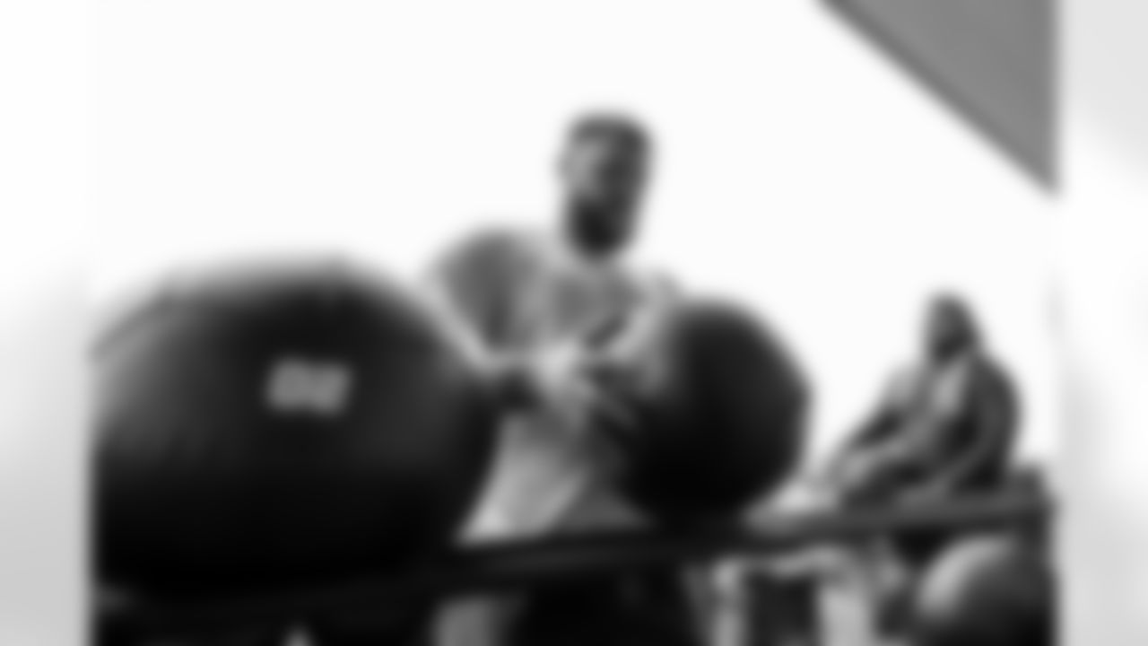 Los Angeles Chargers players participate in Phase 2 of the offseason program on Monday, May 5, 2025 at The Bolt in El Segundo, CA.