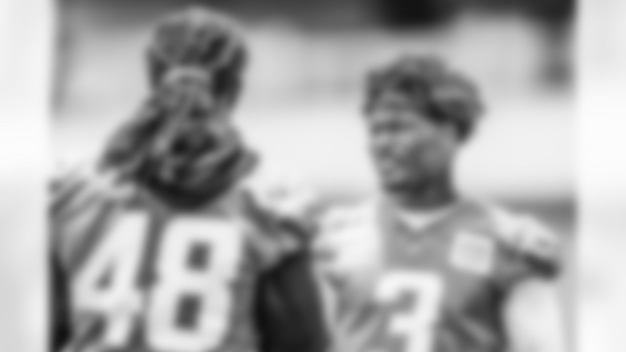 Los Angeles Chargers players participate in Phase 3 of the offseason program on Thursday, June 5, 2025 at The Bolt in El Segundo, CA.