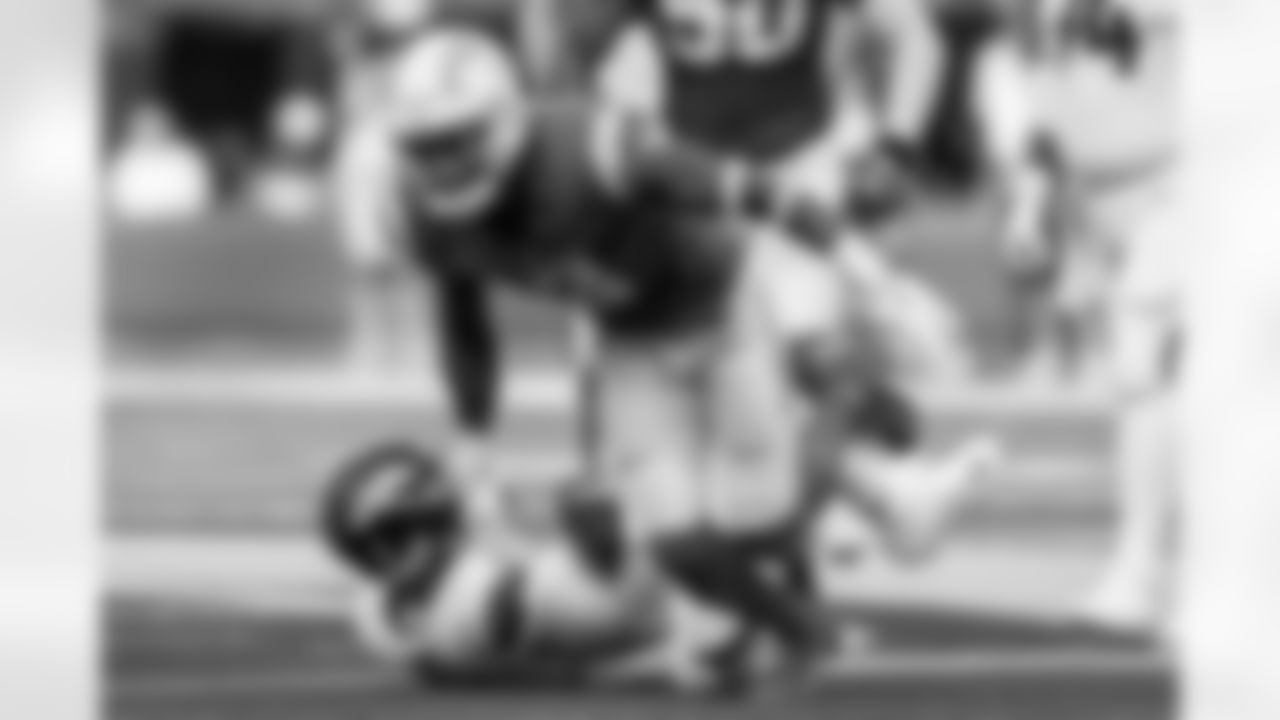 Chargers S Derwin James, Jr. (#3) in action during their Pro Bowl season.