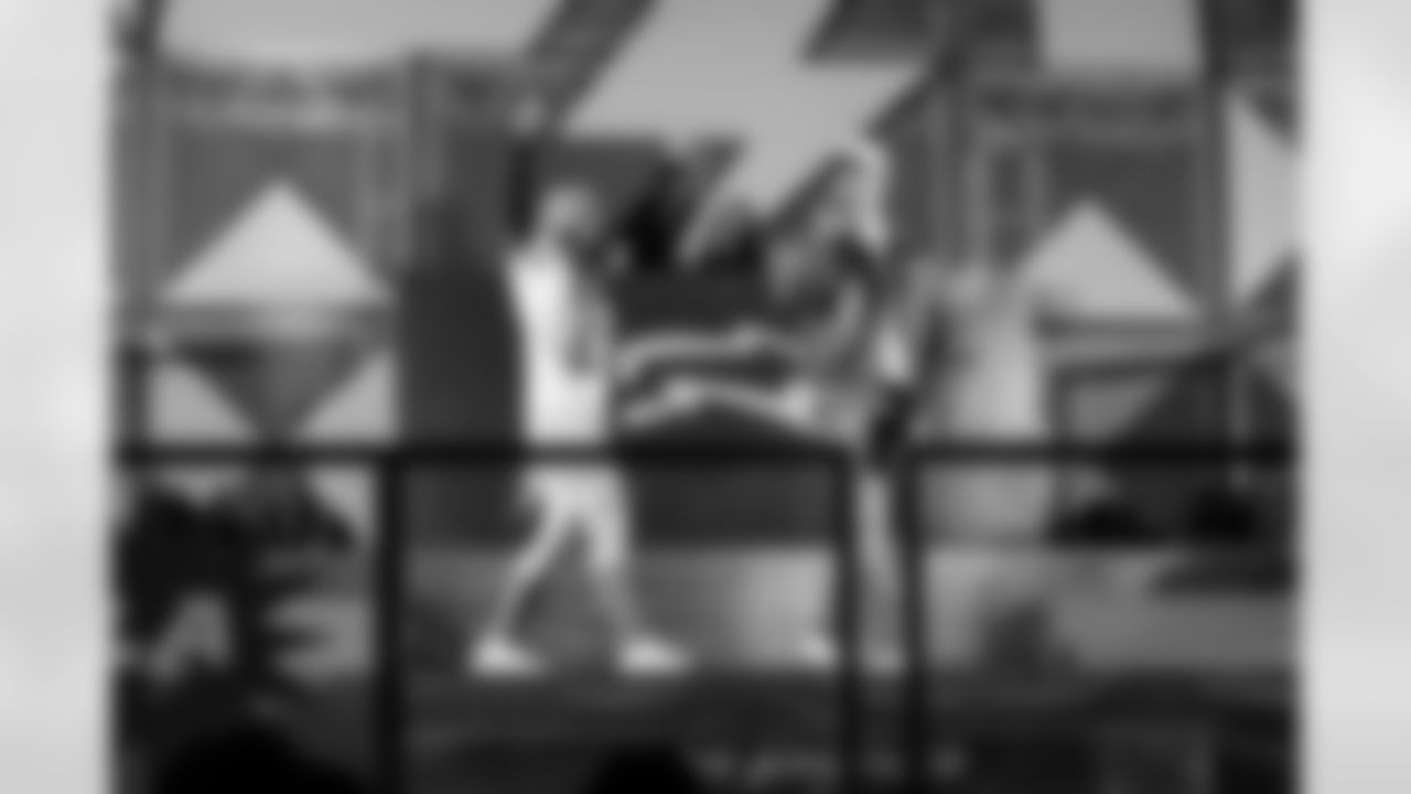 Fans gather at The Bolt for the Fan Rally + Drone Show on Friday January 9th, 2025