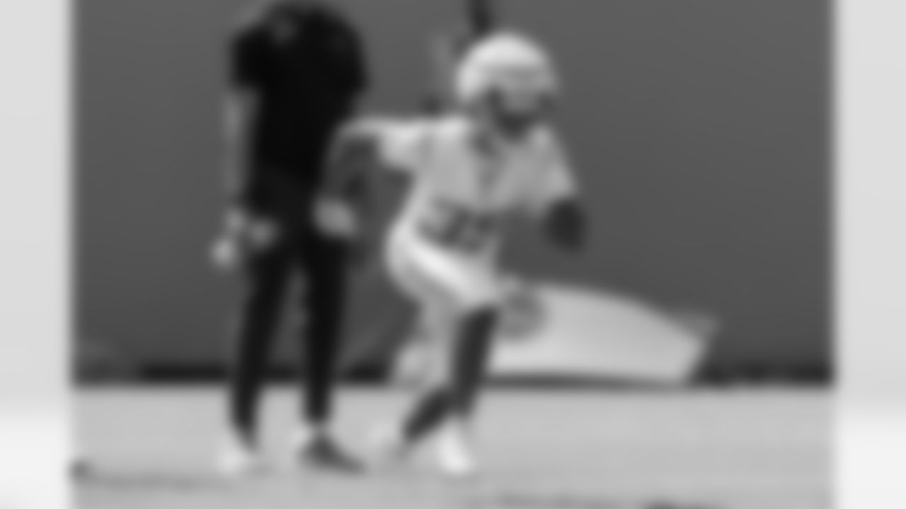 The Los Angeles Chargers hold Rookie Mini-Camp on Friday, May 10, 2024 at Hoag Performance Center in Costa Mesa, CA.