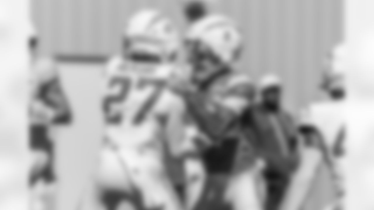 The Los Angeles Chargers practice on Wednesday, October 8, 2025 at The Bolt in El Segundo, CA.